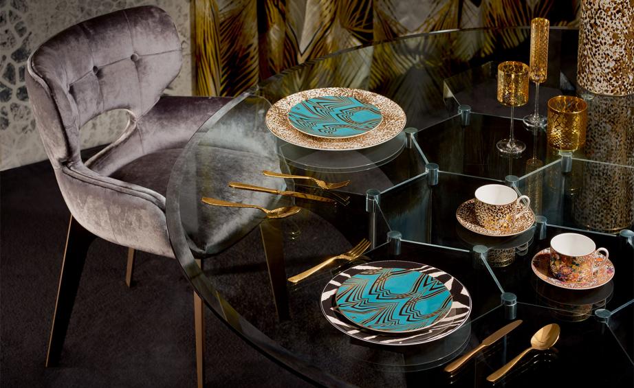 Roberto Cavalli Home Celebrates Sumptuous Luxury - Roberto Cavalli Home Table , HD Wallpaper & Backgrounds
