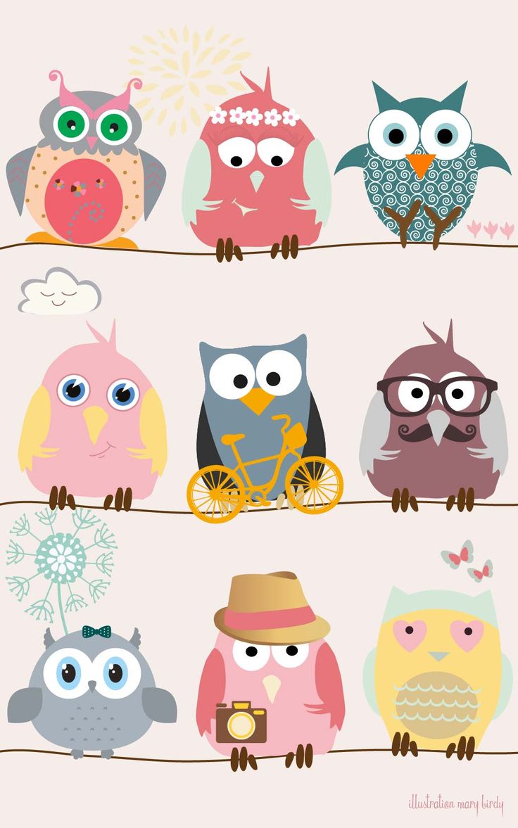 Cute Owl For Ipad Wallpaper For Mac - Fond D Écran Chouette , HD Wallpaper & Backgrounds