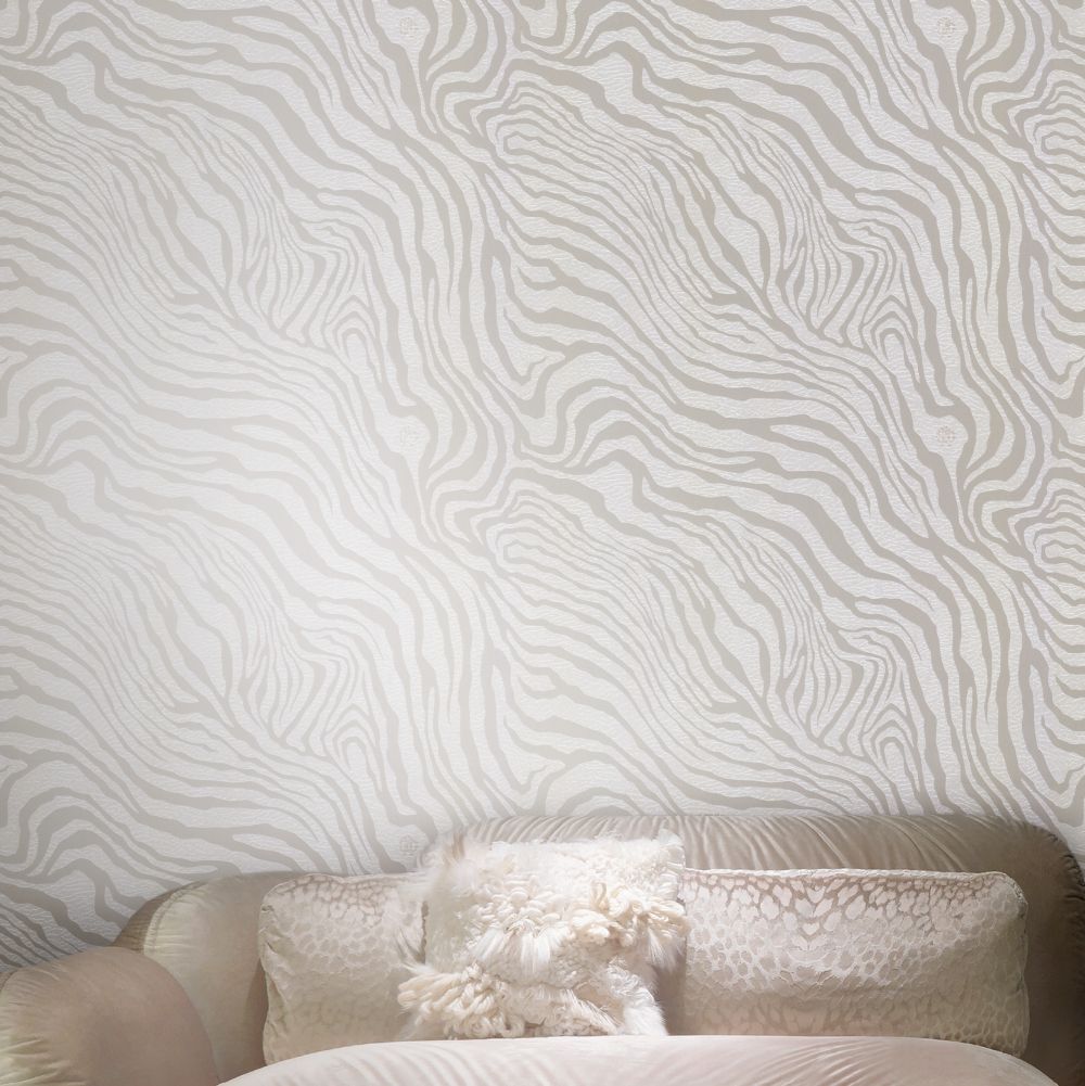 Roberto Cavalli Tiger Print Taupe Wallpaper - Wall , HD Wallpaper & Backgrounds