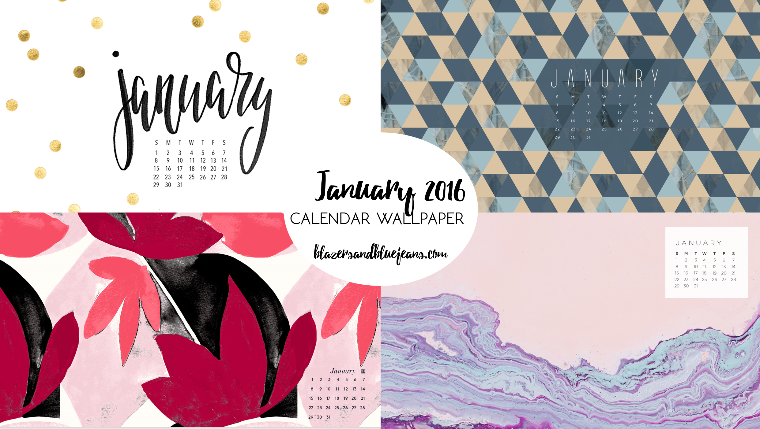January 2017 Calendar Wallpaper Blazers And Blue Jeans - Illustration , HD Wallpaper & Backgrounds