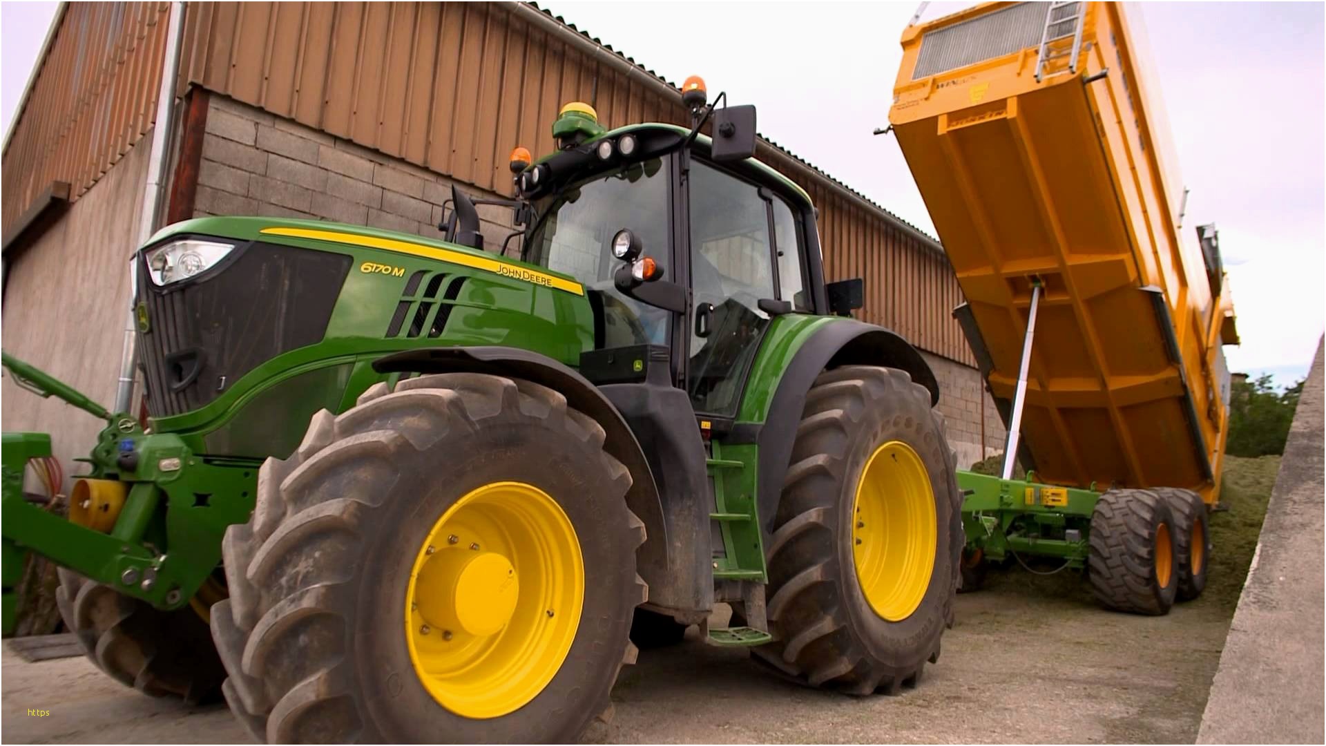 John Deere Wallpaper Border Inspirational Traktor John - John Deere 6195m Specs , HD Wallpaper & Backgrounds