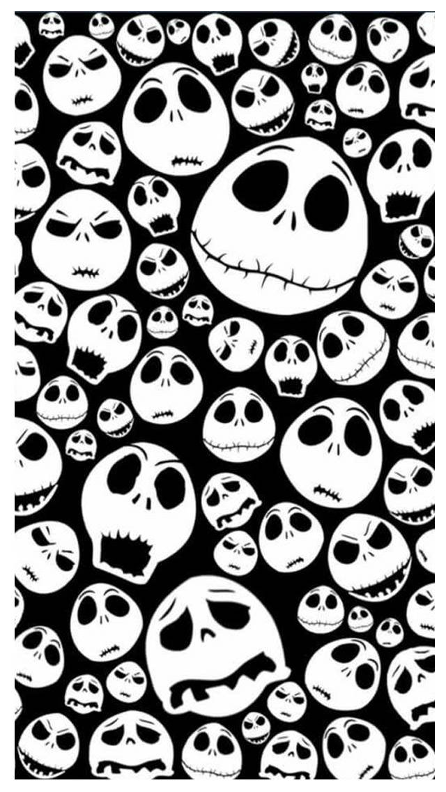 30 Adorable Halloween Mobile Wallpapers To Download - Jack Skellington , HD Wallpaper & Backgrounds