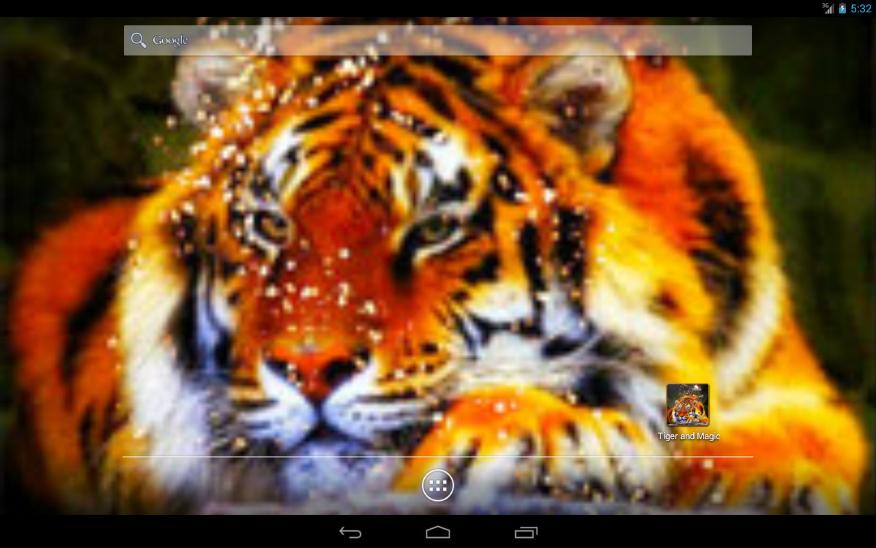 Tiger And Magic Live Wallpaper - Fond D Ecran Tigre , HD Wallpaper & Backgrounds