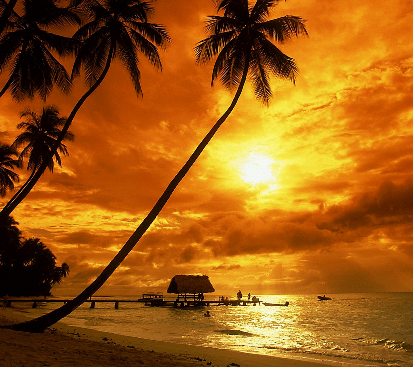 Download - Caribbean Islands Sunsets , HD Wallpaper & Backgrounds