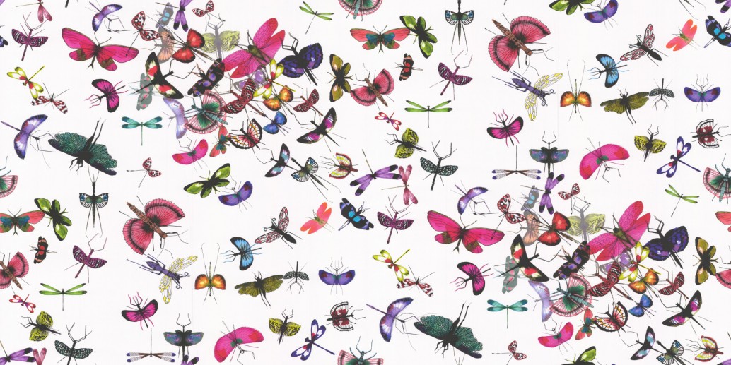Christian Lacroix Wallpapers Mariposa, Pcl666/01 - Christian Lacroix Mariposa Silver , HD Wallpaper & Backgrounds