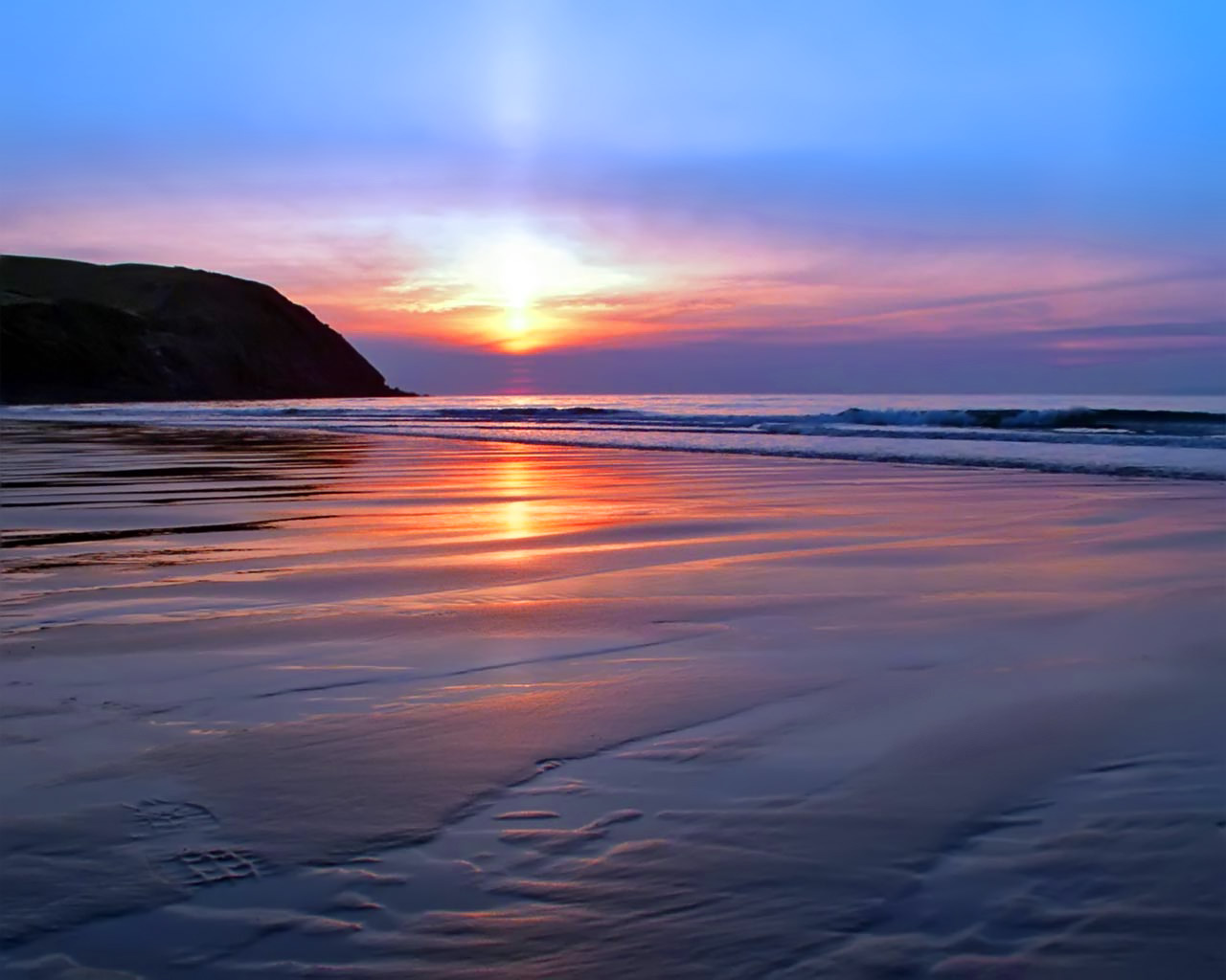Beach Sunset Wallpaper - Sunset Background Photo Photoshop , HD Wallpaper & Backgrounds