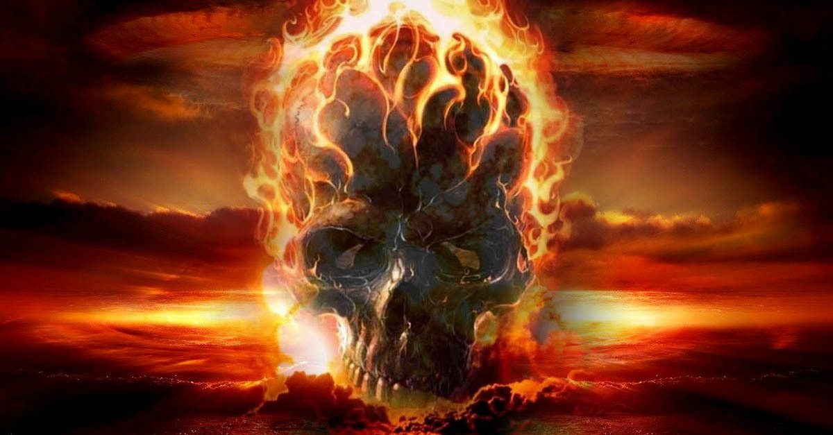 Skull Explosion - Blue Flames Wallpaper Hd , HD Wallpaper & Backgrounds