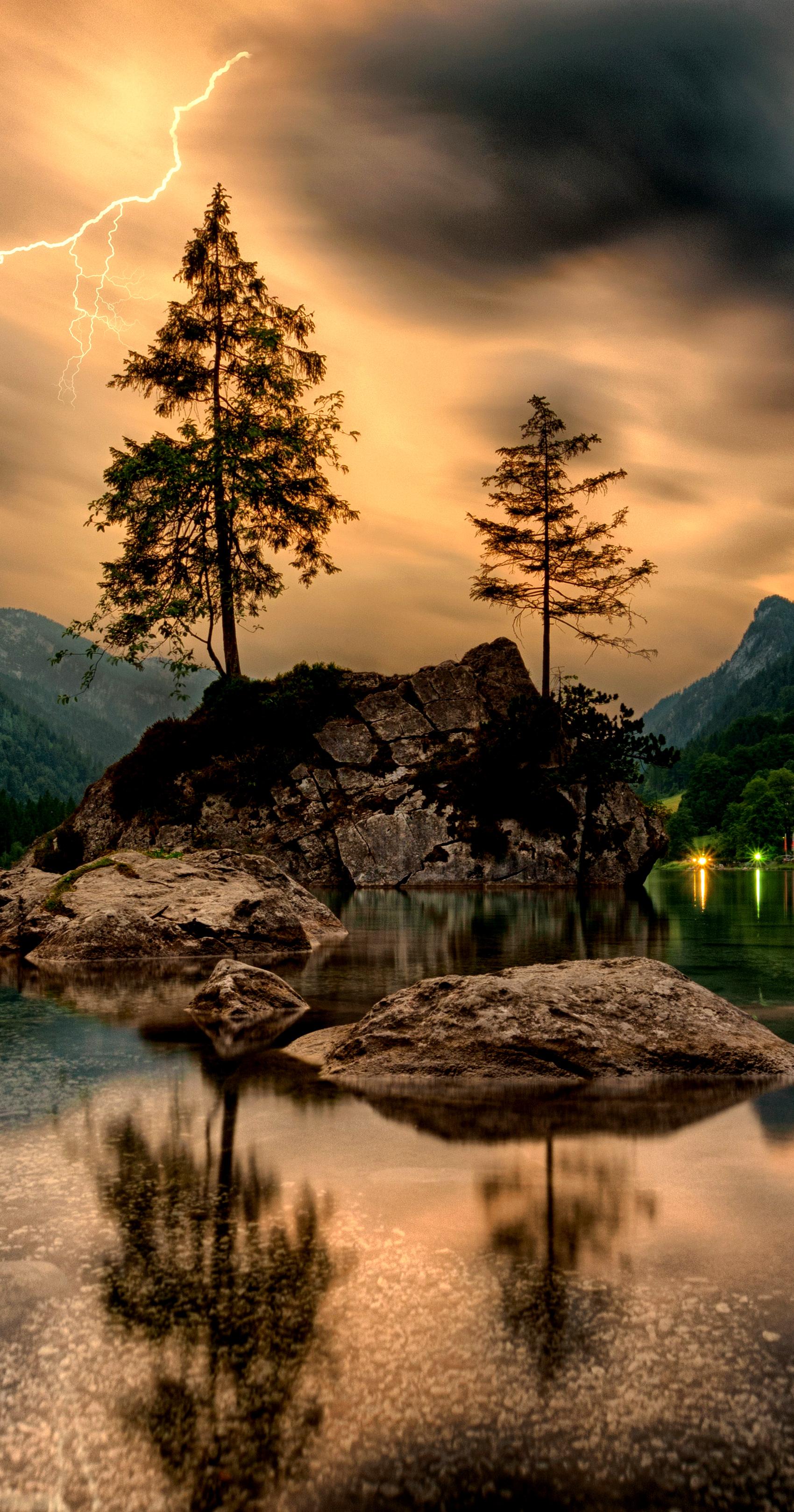 Storm & Lake [1700x3238] Live Wallpaper In Comments - Glory Dermot Kennedy Cover , HD Wallpaper & Backgrounds