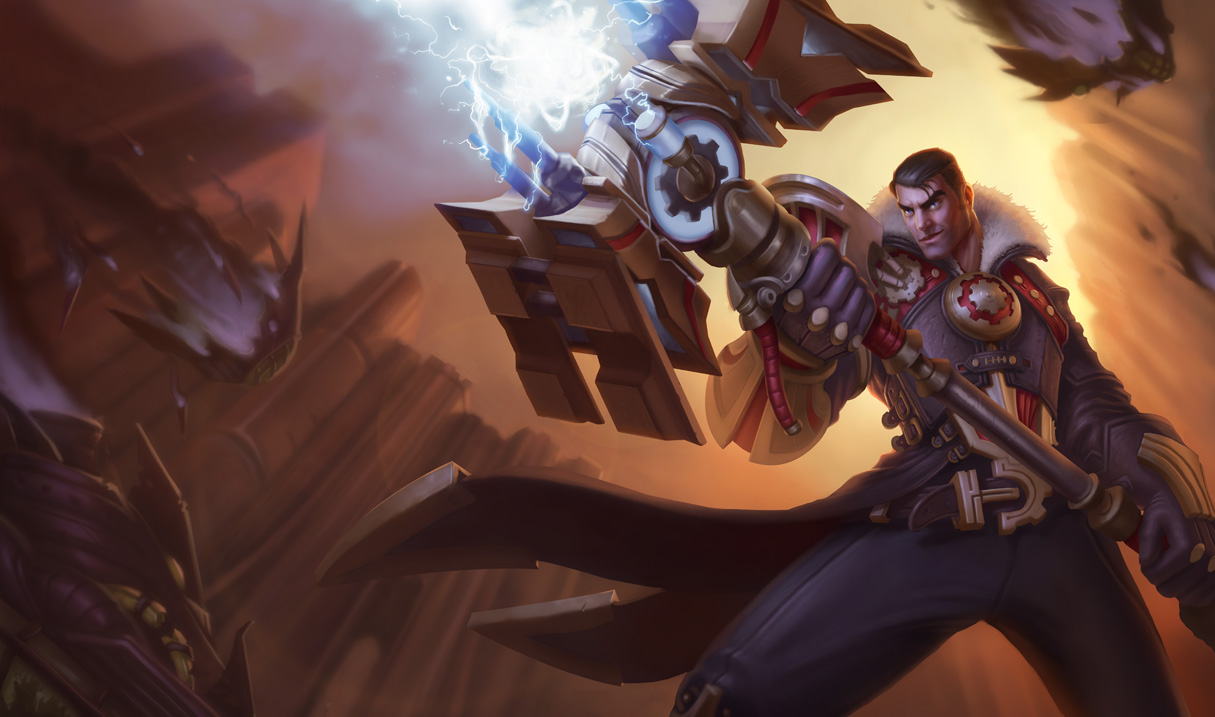 Jayce League Of Legends Armed With Wit Charm - Jayce League Of Legends , HD Wallpaper & Backgrounds