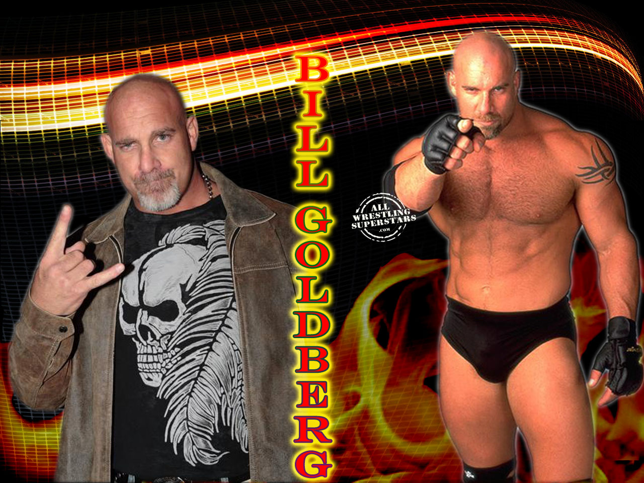 Bill Goldberg In Trendy Outfits With His Unique Gestures - Bill Goldberg , HD Wallpaper & Backgrounds