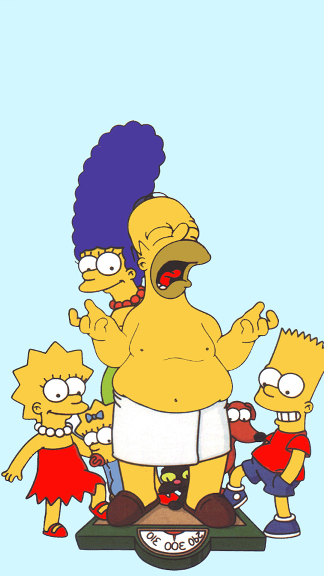 Simpsons Family Wallpaper - Simpson Hd Wallpaper For Iphone , HD Wallpaper & Backgrounds