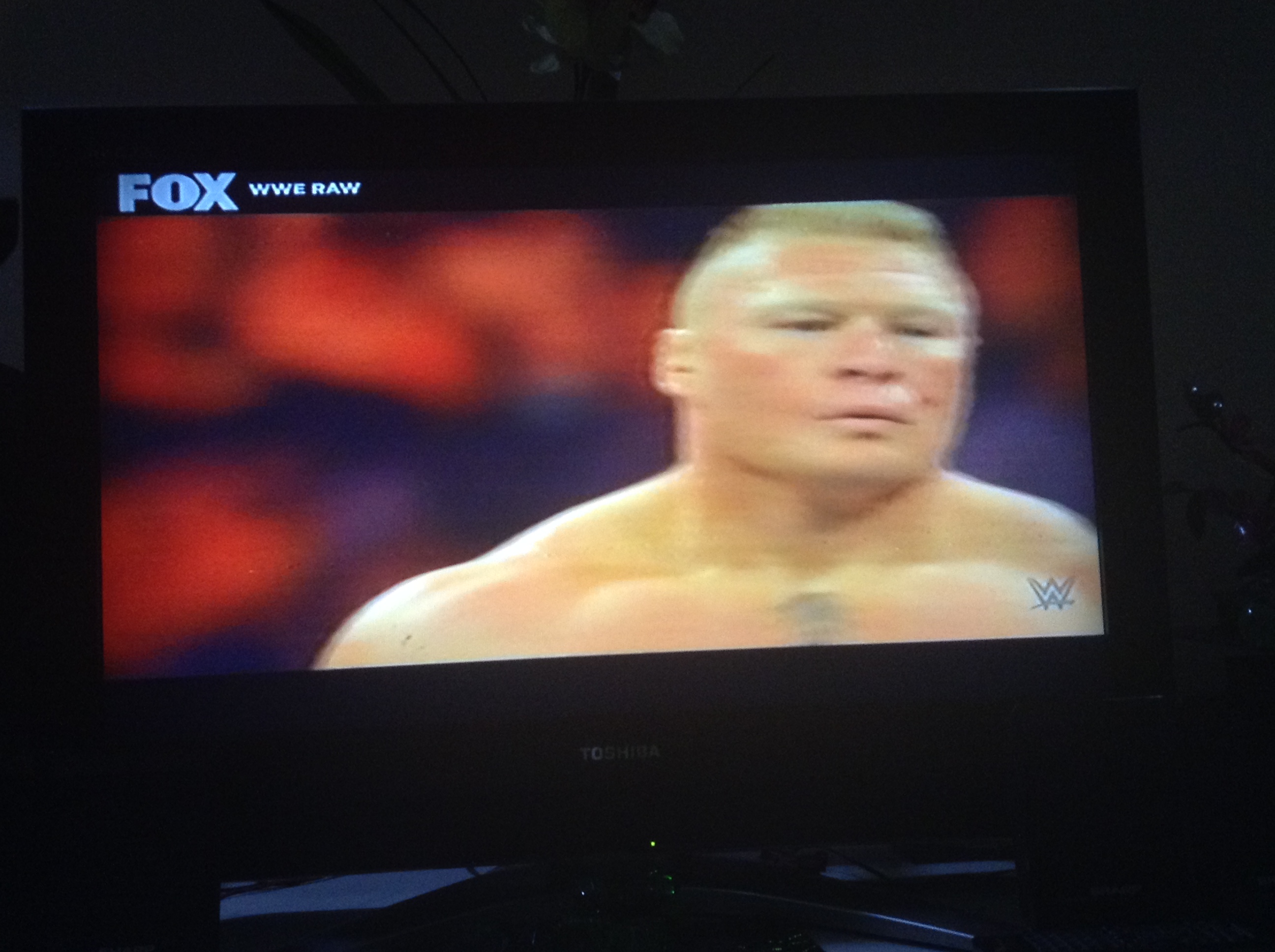 Wwe Raw Images Brock Lesnar In Wwe Raw - Led-backlit Lcd Display , HD Wallpaper & Backgrounds