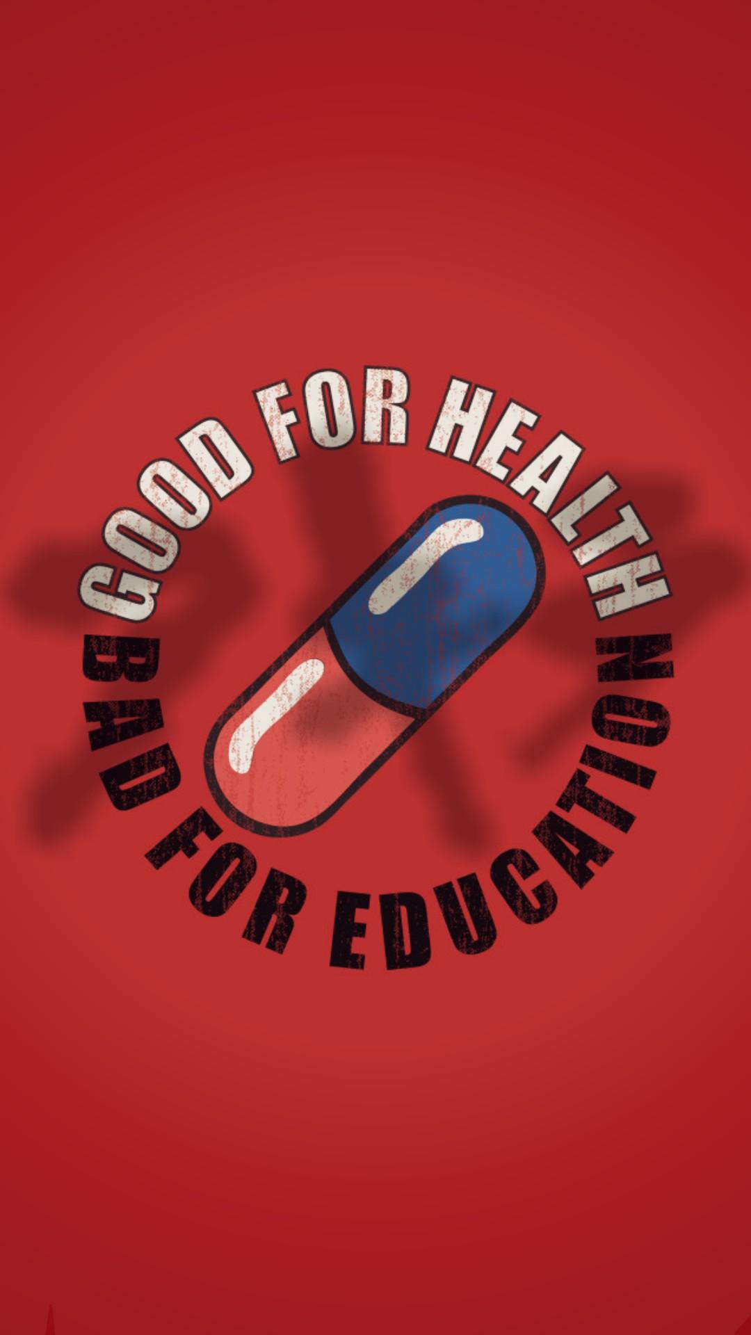 Akira - Akira Pill Good For Health Bad For Education , HD Wallpaper & Backgrounds