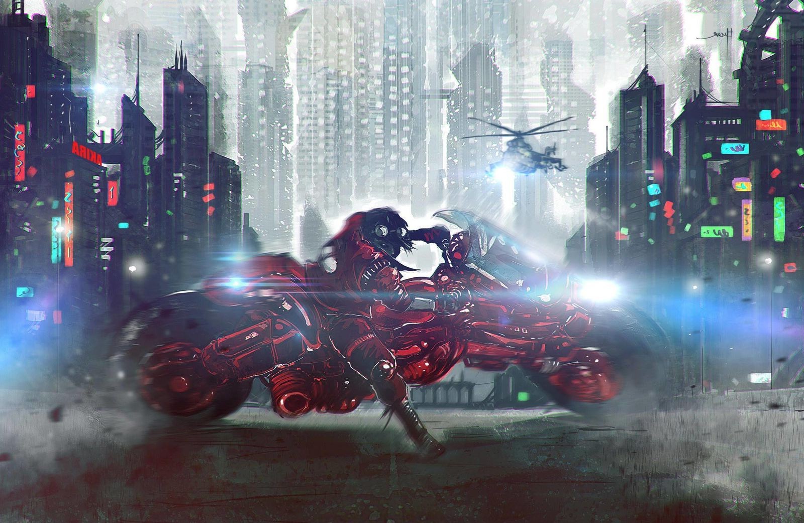 Akira Wallpapers Hd Akira Wallpapers - Anime Cyberpunk Wallpaper 4k , HD Wallpaper & Backgrounds