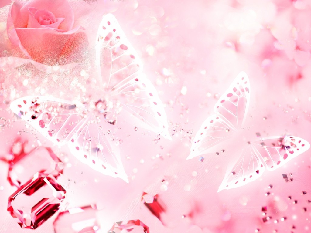 Pink Butterfly Wallpapers Photo - Free Pink Butterfly Background , HD Wallpaper & Backgrounds