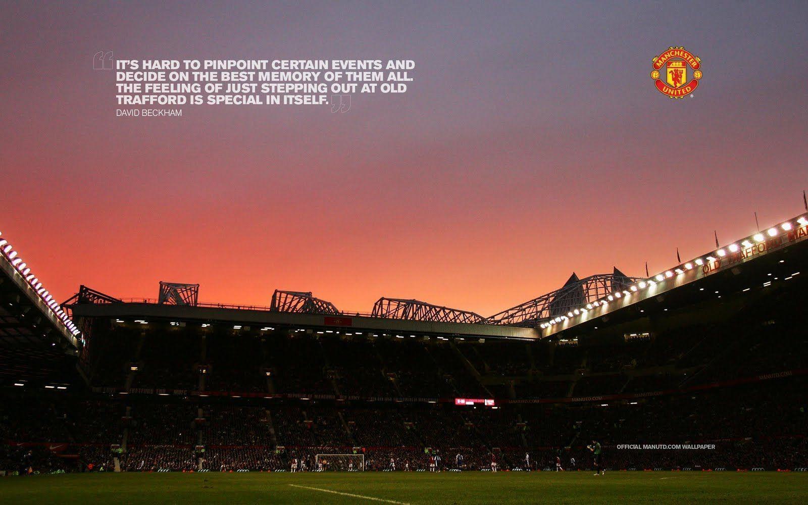 Old Trafford Wallpapers - Old Trafford At Night , HD Wallpaper & Backgrounds