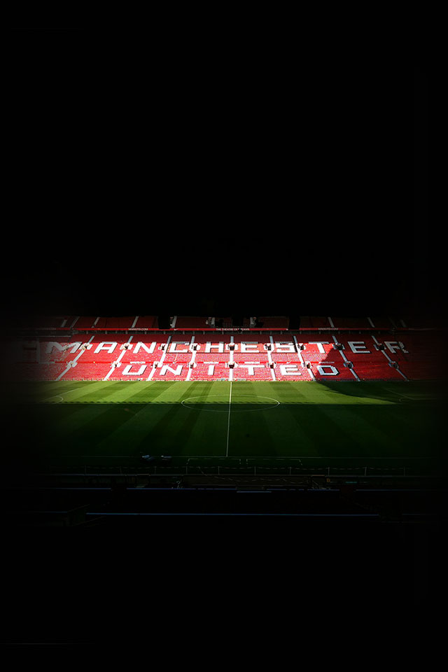 Com Apple Wallpaper Man Utd Old Trafford Iphone4 - Soccer-specific Stadium , HD Wallpaper & Backgrounds