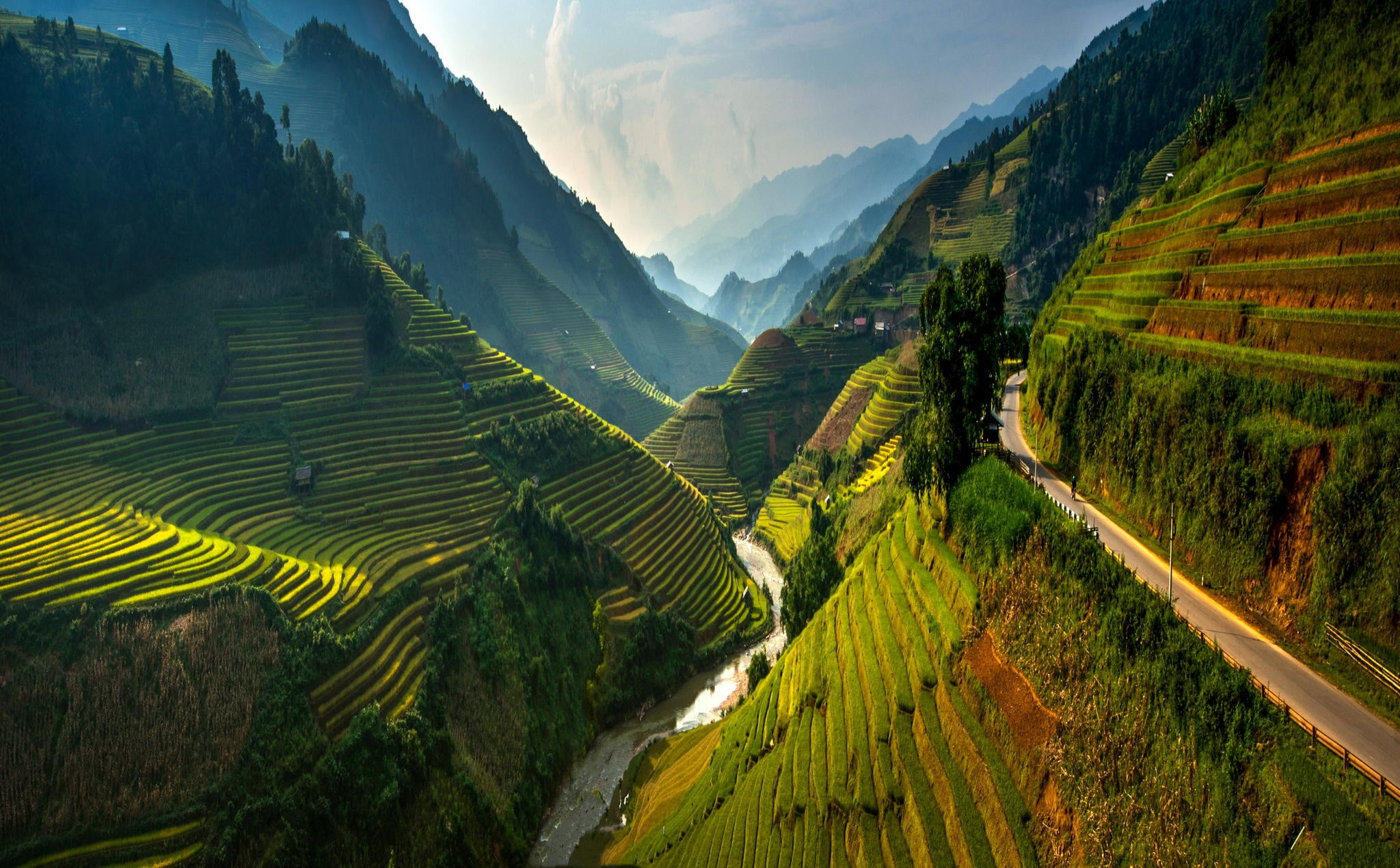 Banaue Rice Terraces, Philippines Hd Wallpaper - Vietnam Landscapes , HD Wallpaper & Backgrounds