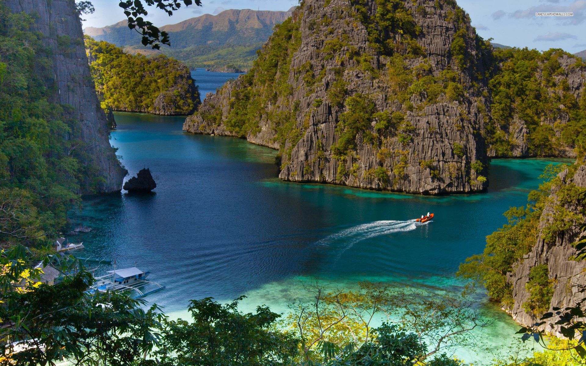 Philippines Mountain Hd Wallpapers - Coron Philippines , HD Wallpaper & Backgrounds