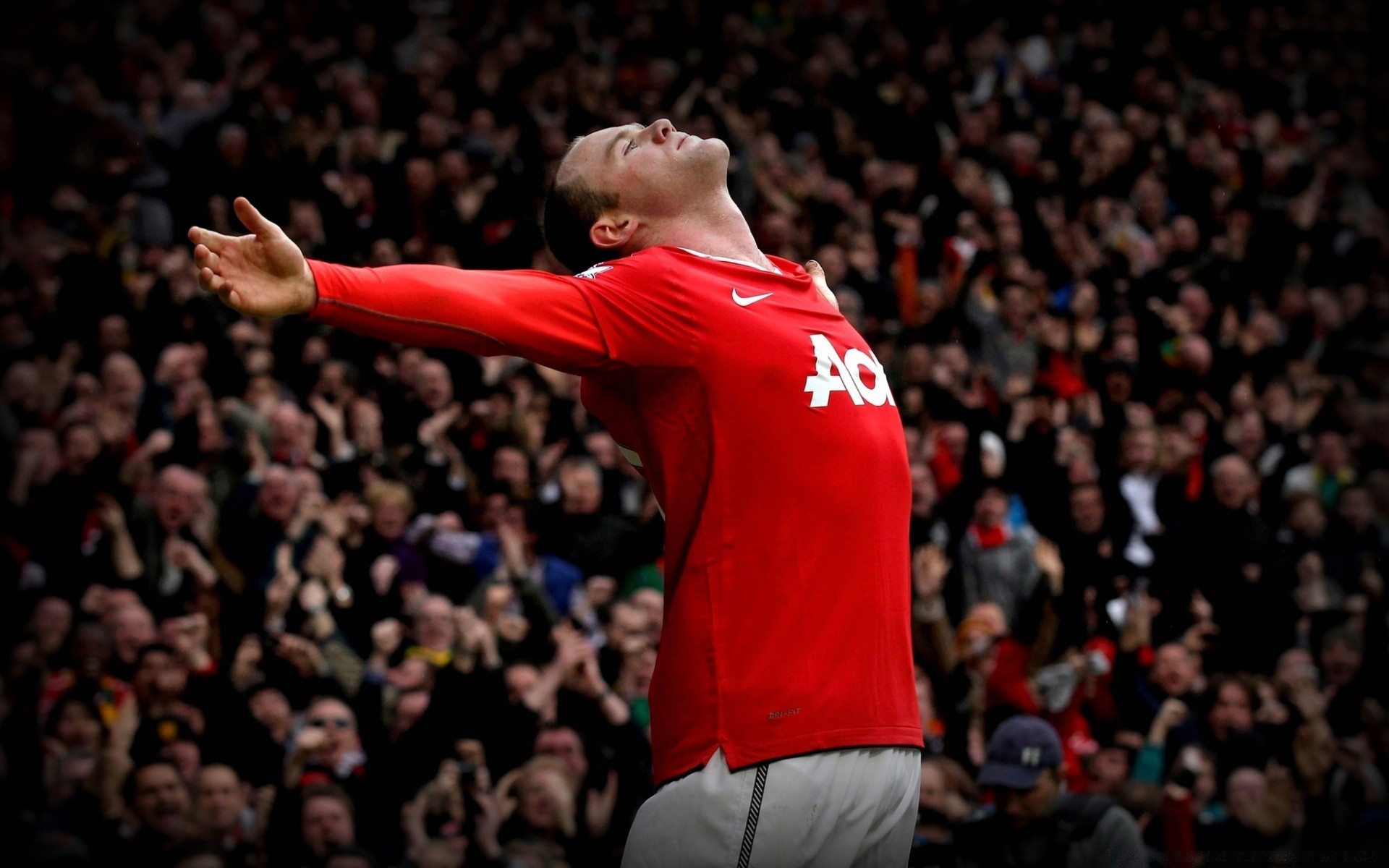 Wayne Rooney Celebration Vs Man City , HD Wallpaper & Backgrounds
