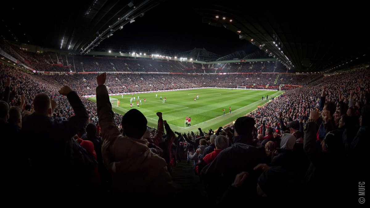 Manchester Unitedverified Account - Old Trafford Night , HD Wallpaper & Backgrounds