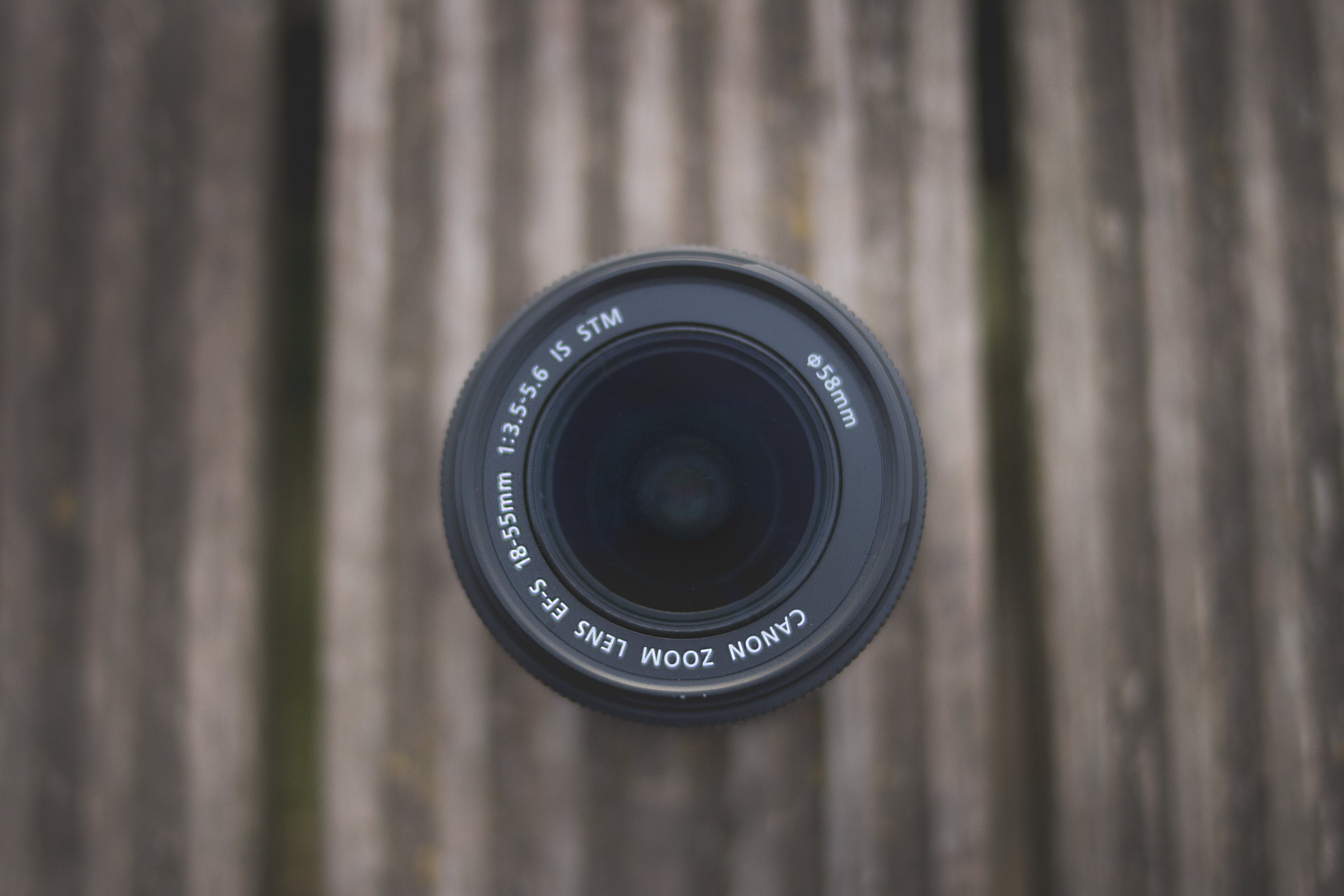 Top-view Photography Of Canon Dslr Camera Lens - Canon Eos , HD Wallpaper & Backgrounds
