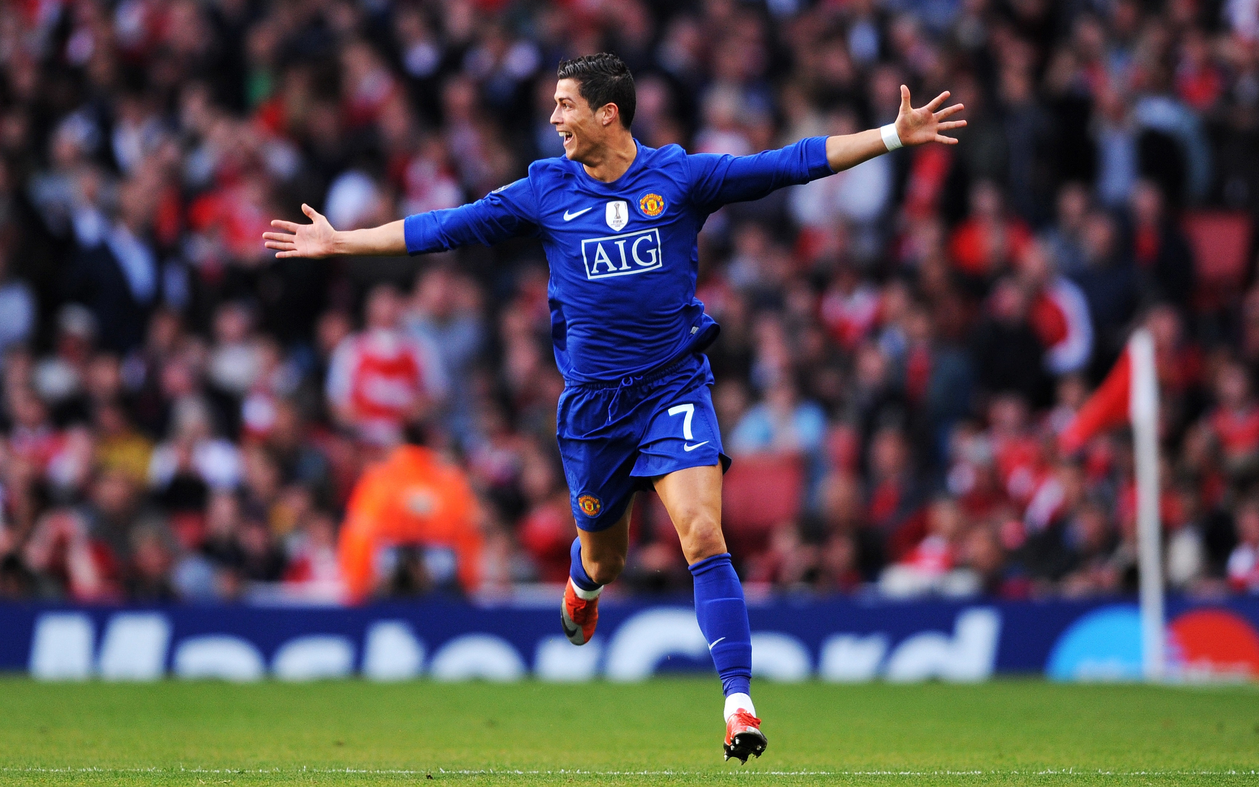 Sports, Aig, Stadium Manchester United Cristiano Ronaldo - Cristiano Ronaldo Manchester United 2009 , HD Wallpaper & Backgrounds