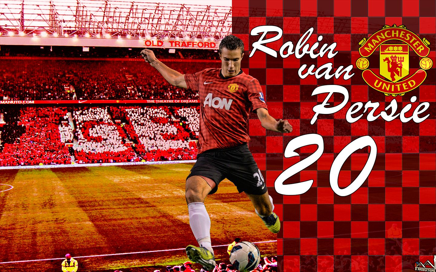 Robin Van Persie Manchester United Wallpaper Hd 2013 - Manchester United , HD Wallpaper & Backgrounds