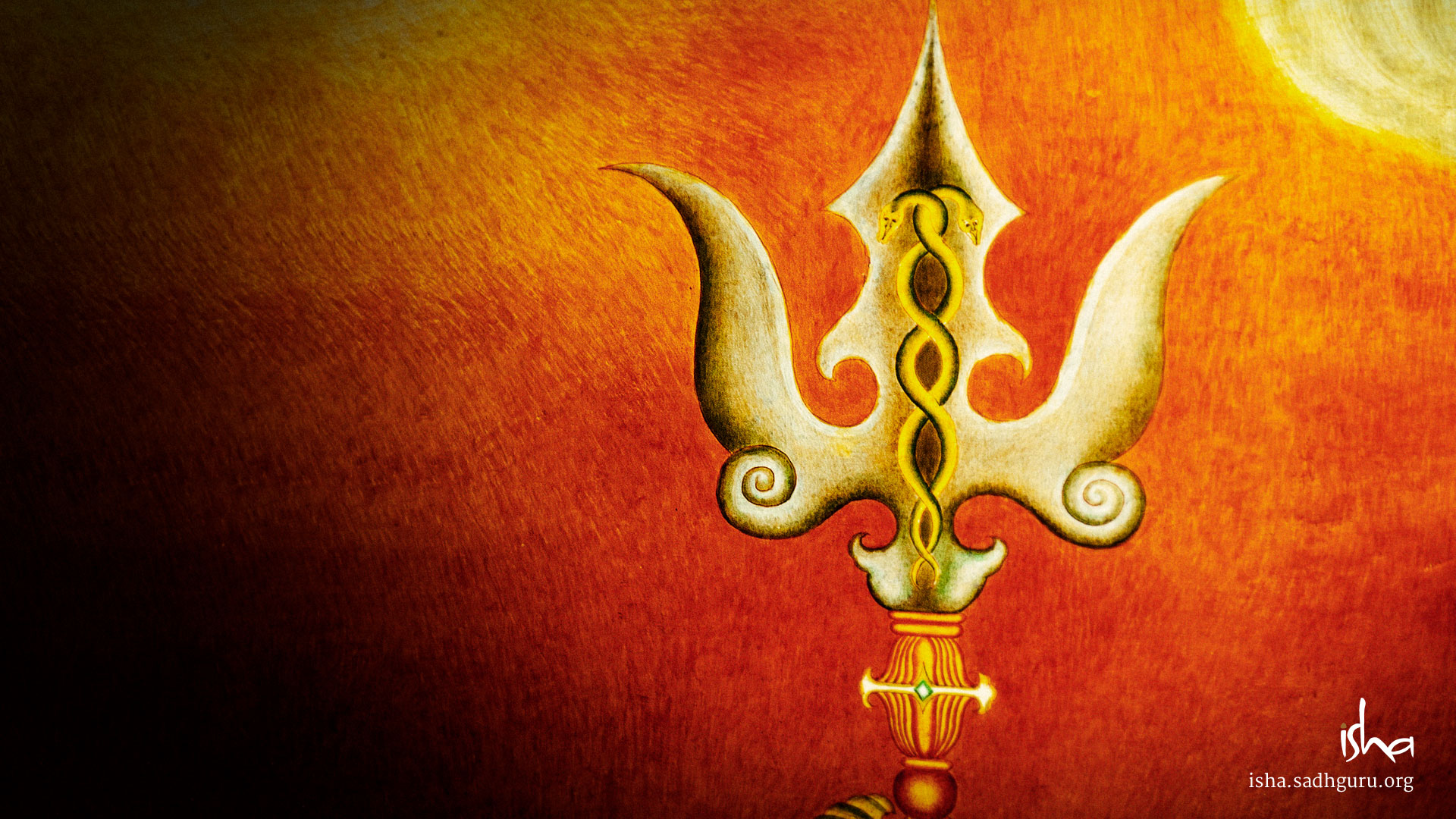 Shiva's Trishul Hd - Isha Foundation , HD Wallpaper & Backgrounds