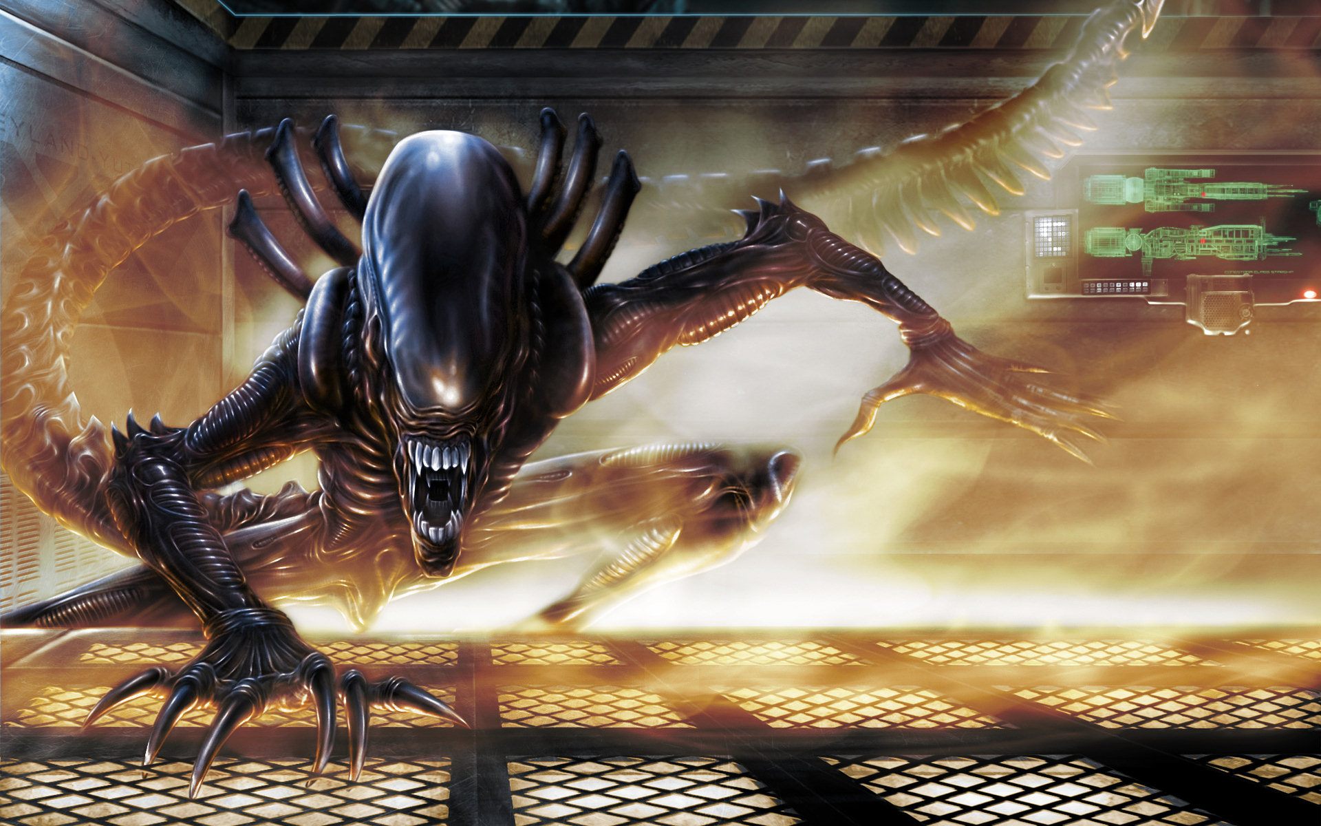 0 Alien Vs Predator Wallpapers Alien Wallpaper Hd Download - Alien Isolation , HD Wallpaper & Backgrounds