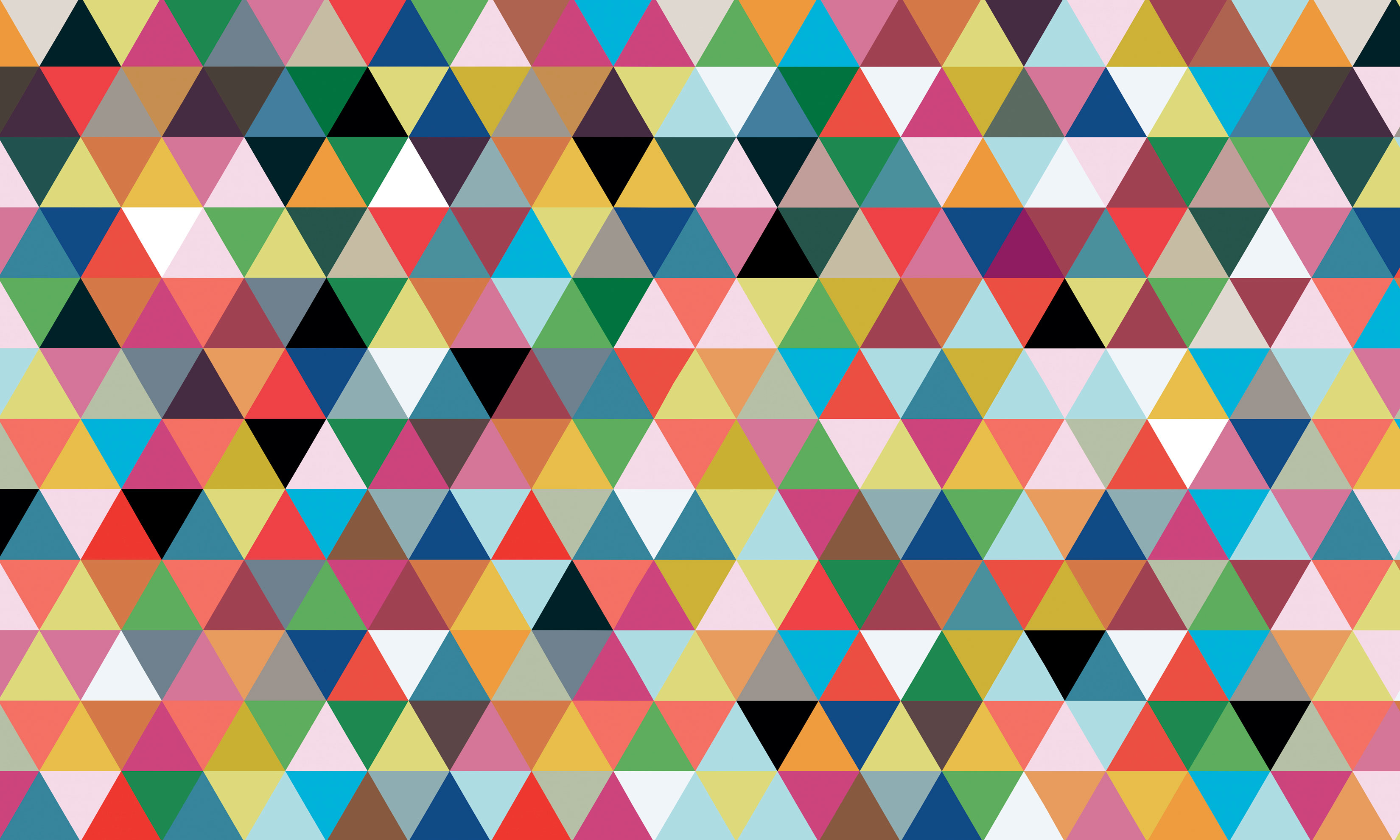 Geometric Pattern Hd Wallpaper - Colorful Triangle , HD Wallpaper & Backgrounds
