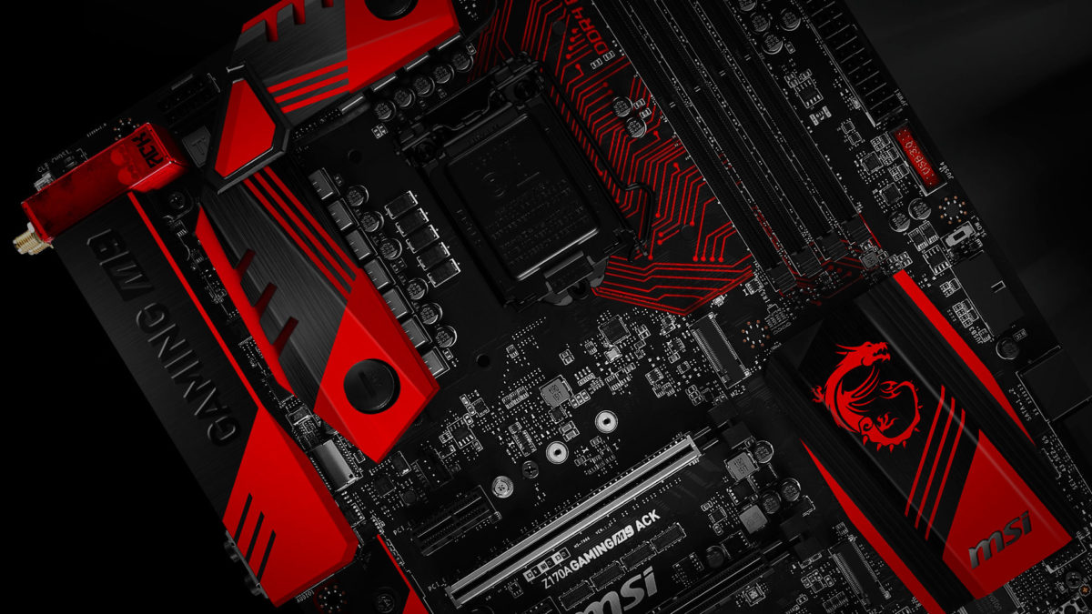 Motherboard Wallpaper Black And Red Hd , HD Wallpaper & Backgrounds