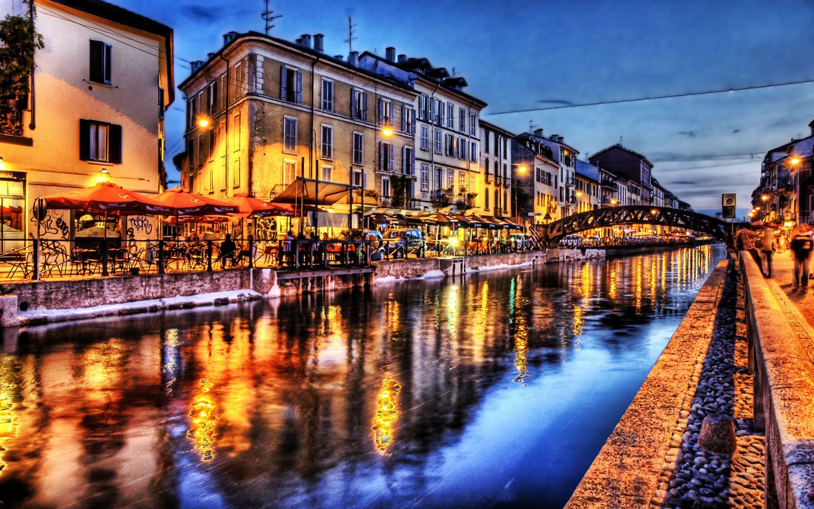 Milan Italy Canals , HD Wallpaper & Backgrounds