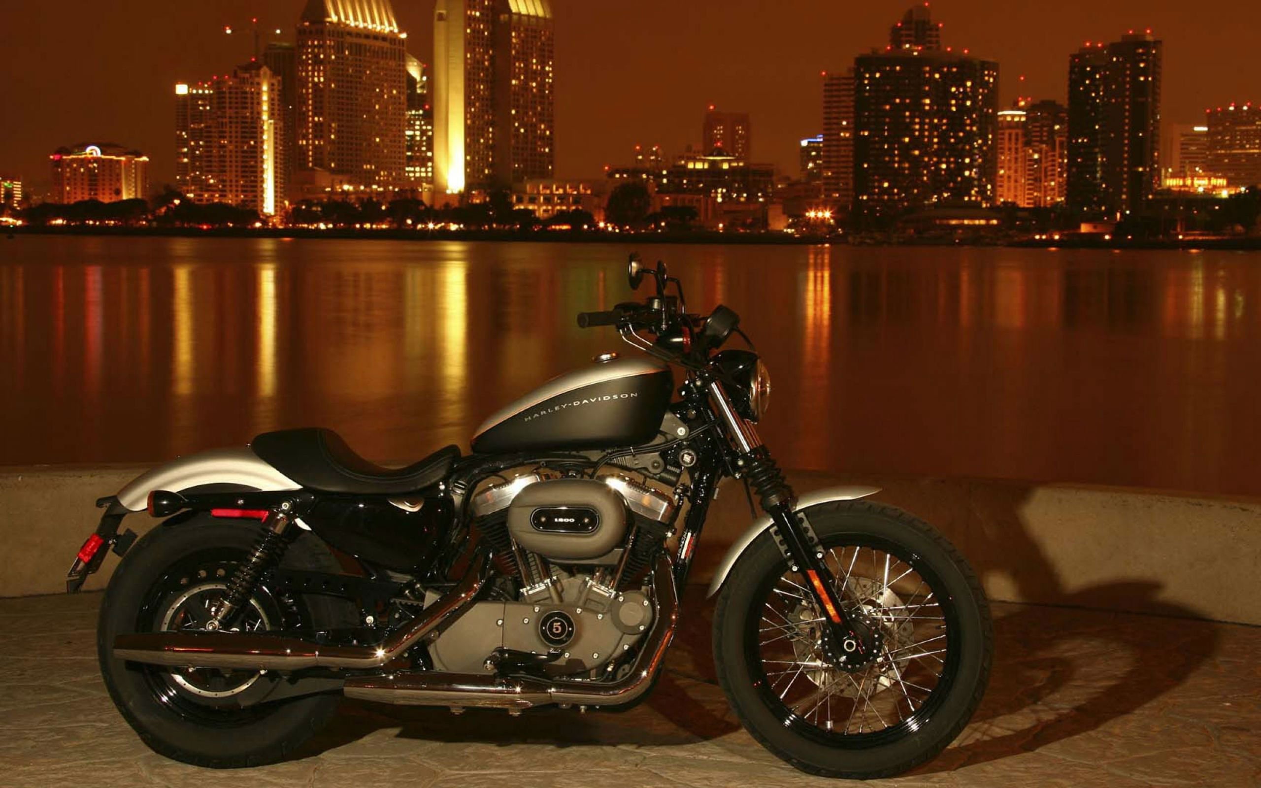 Harley Davidson Sportster Xl1200n Bike Hd Wallpapers , HD Wallpaper & Backgrounds