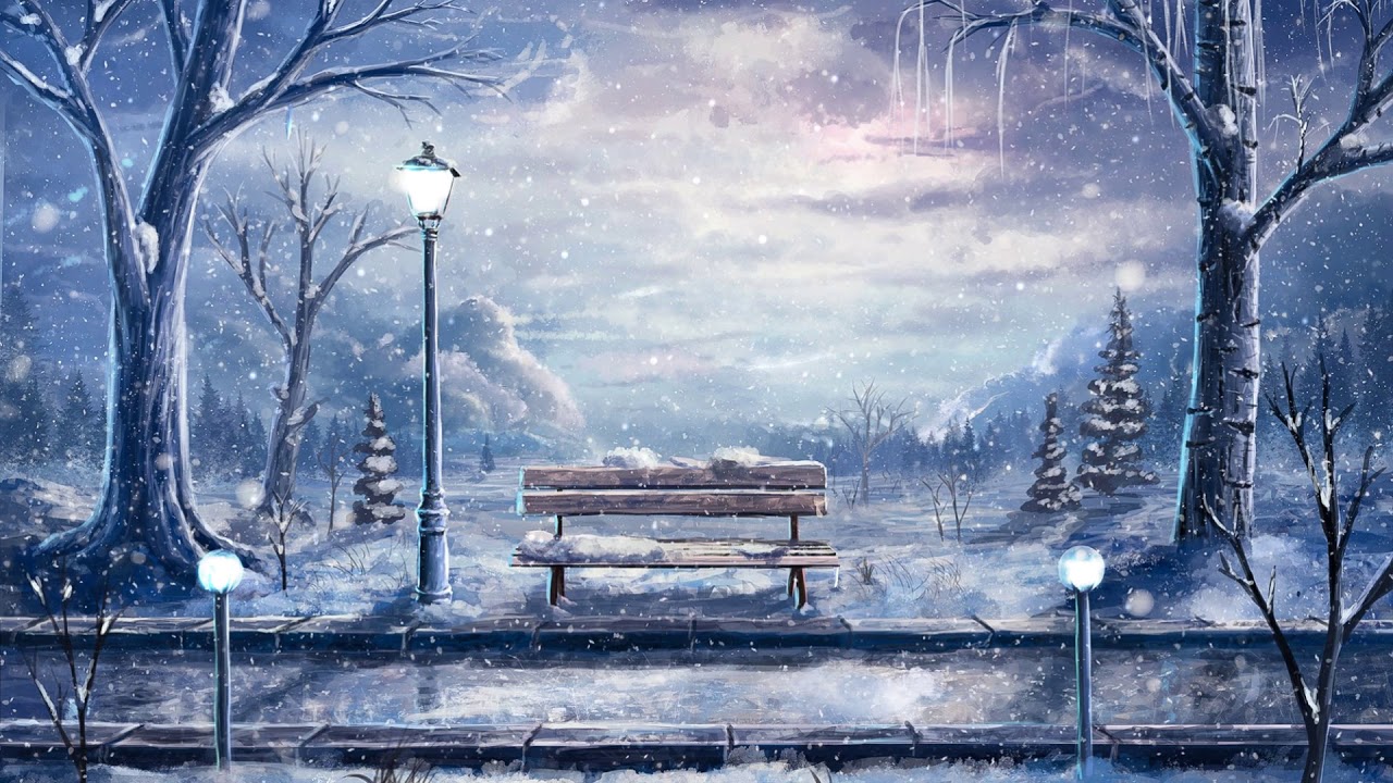 Wallpaper Preview [anime Winter Scenery Wallpaper] - Anime Winter Scenery , HD Wallpaper & Backgrounds