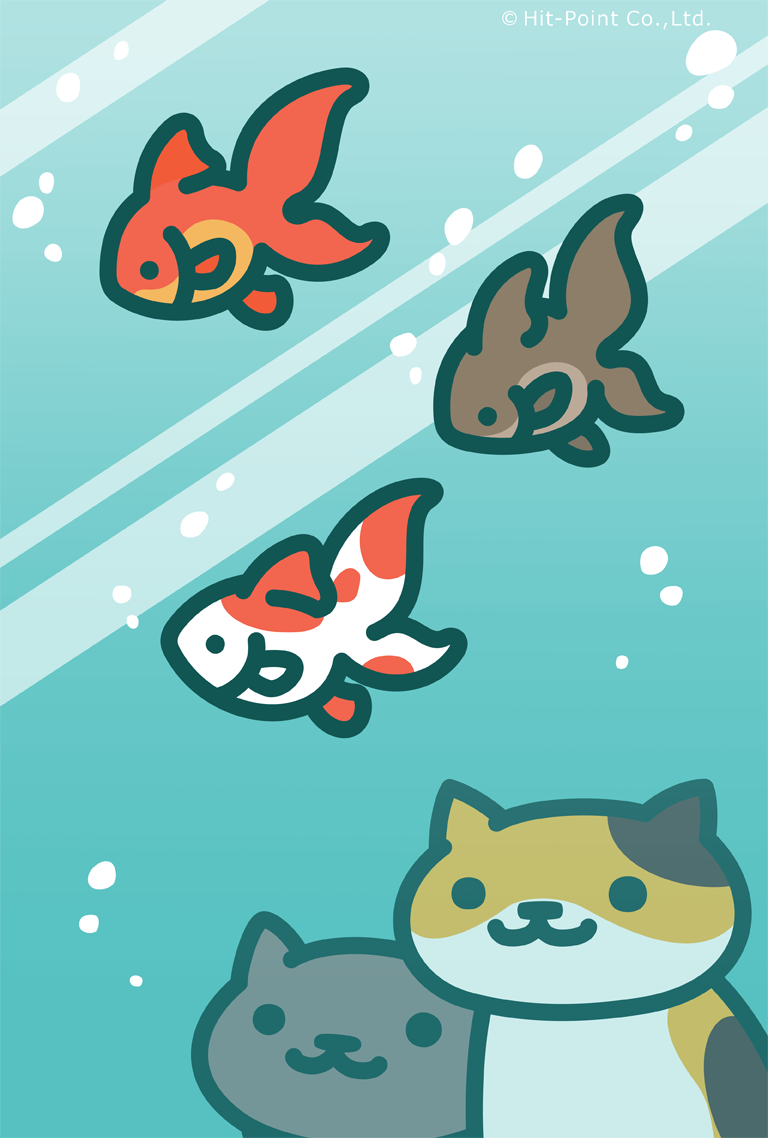 Neko Atsume Wallpaper Fish , HD Wallpaper & Backgrounds