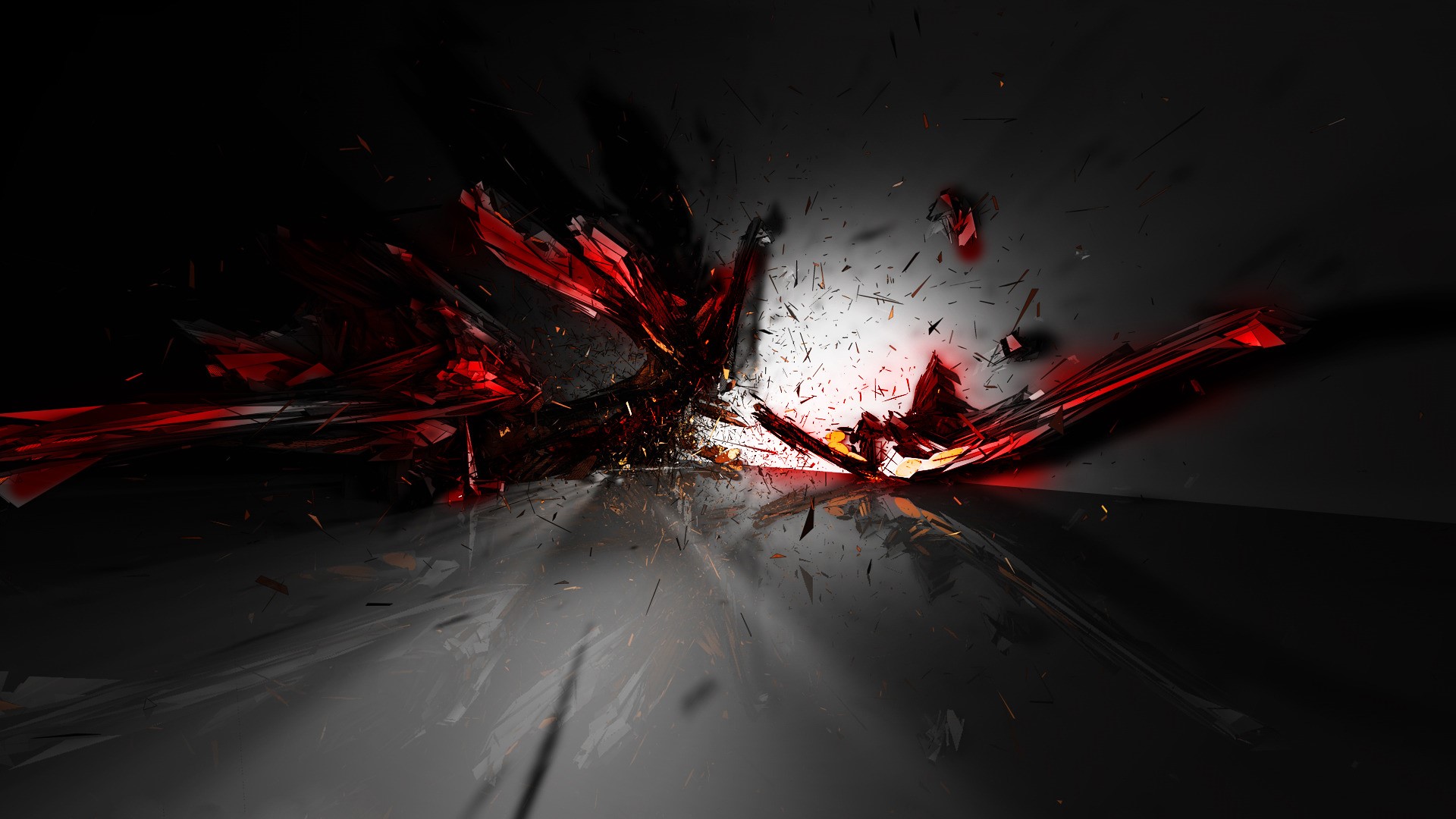 Digital Art Abstract Broken Reflection Wallpaper And - Abstract Wallpaper Broken Glass , HD Wallpaper & Backgrounds