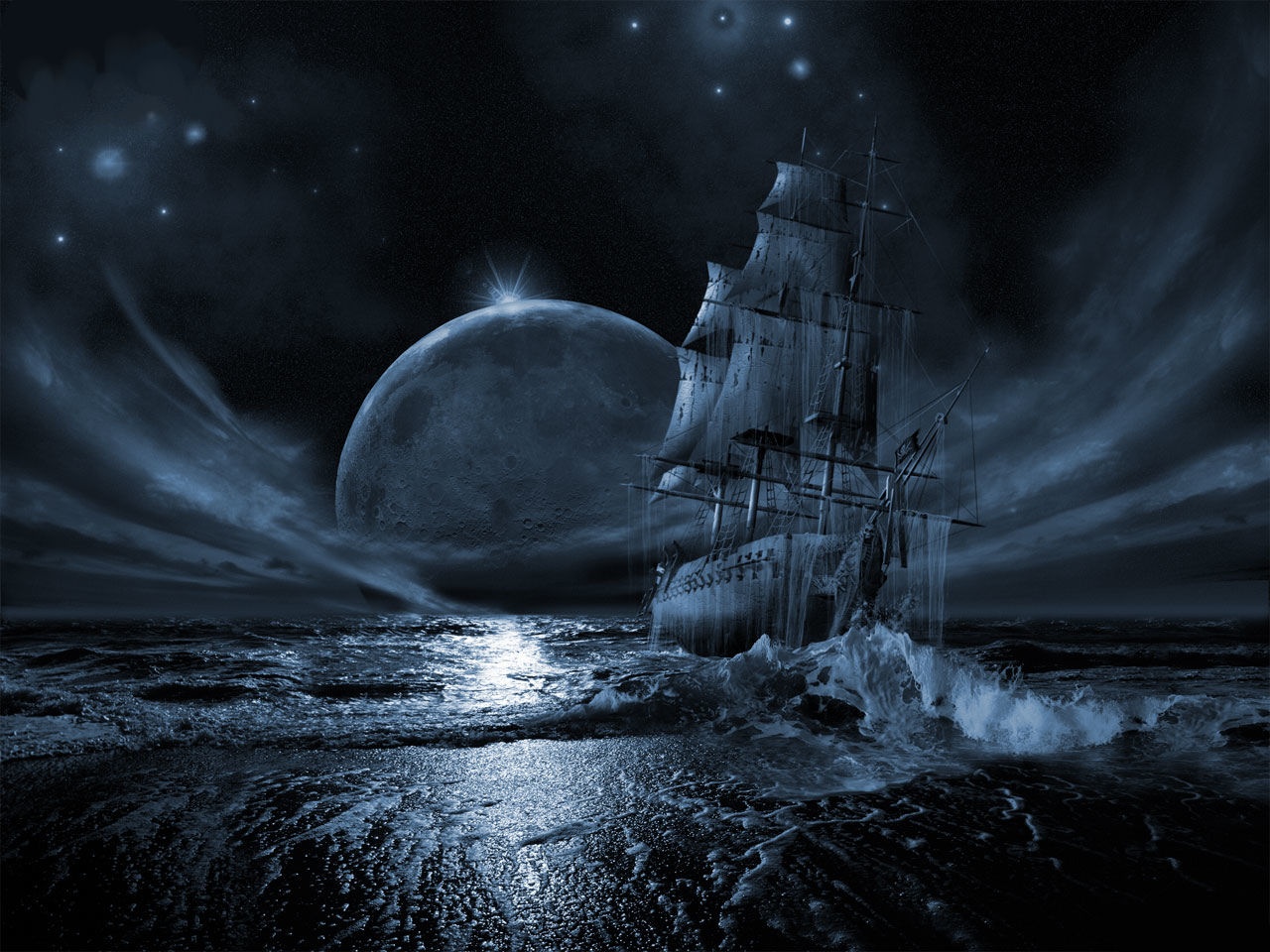Next Picture → - Ghost Ship , HD Wallpaper & Backgrounds