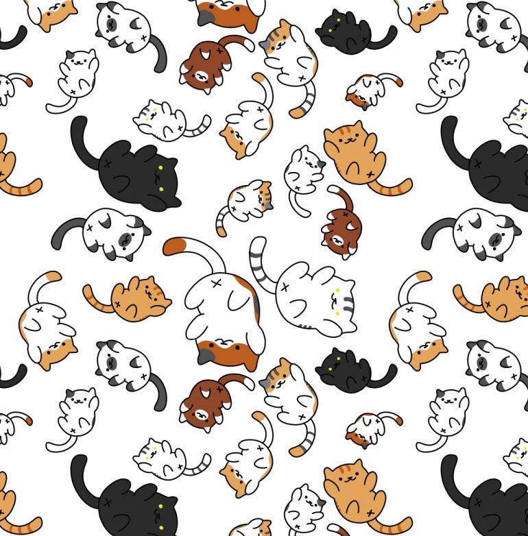 Neko Atsume Background - Neko Atsume Cats Background , HD Wallpaper & Backgrounds