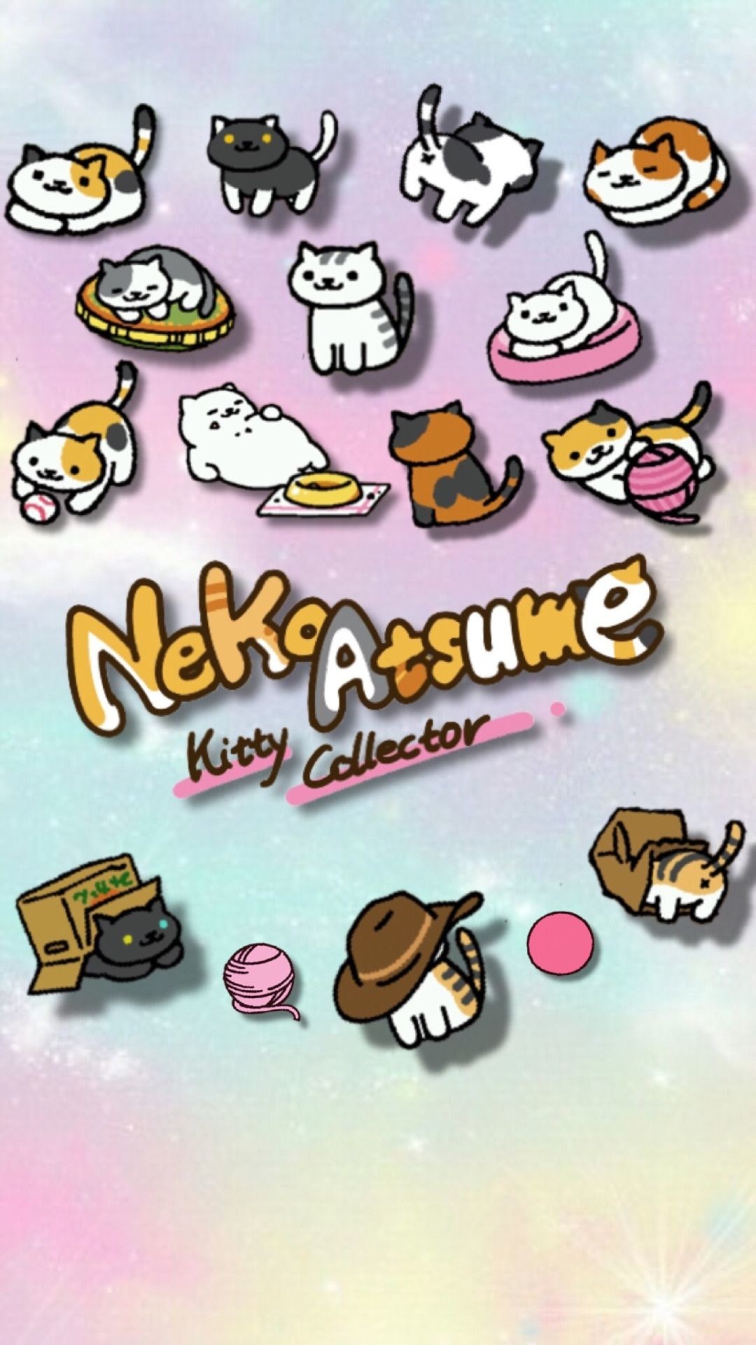 Neko Atsume Wallpapers 75 Background Pictures Mobile9 - Cartoon , HD Wallpaper & Backgrounds