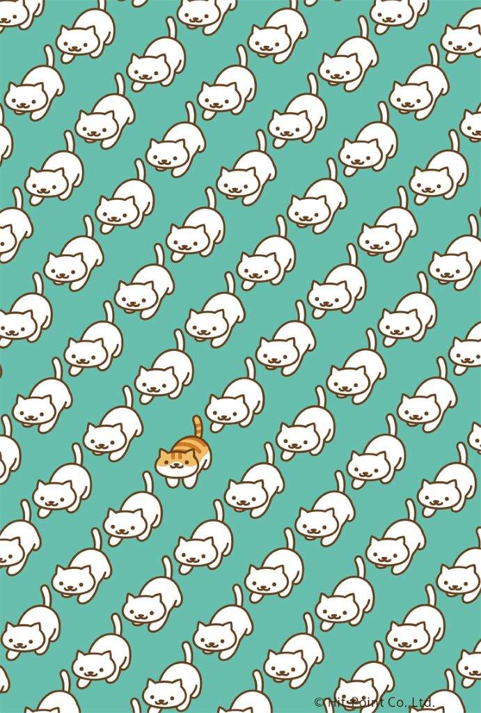 If The Wallpaper Includes Multiple Cats You Have To - Neko Atsume Wallpaper Iphone , HD Wallpaper & Backgrounds