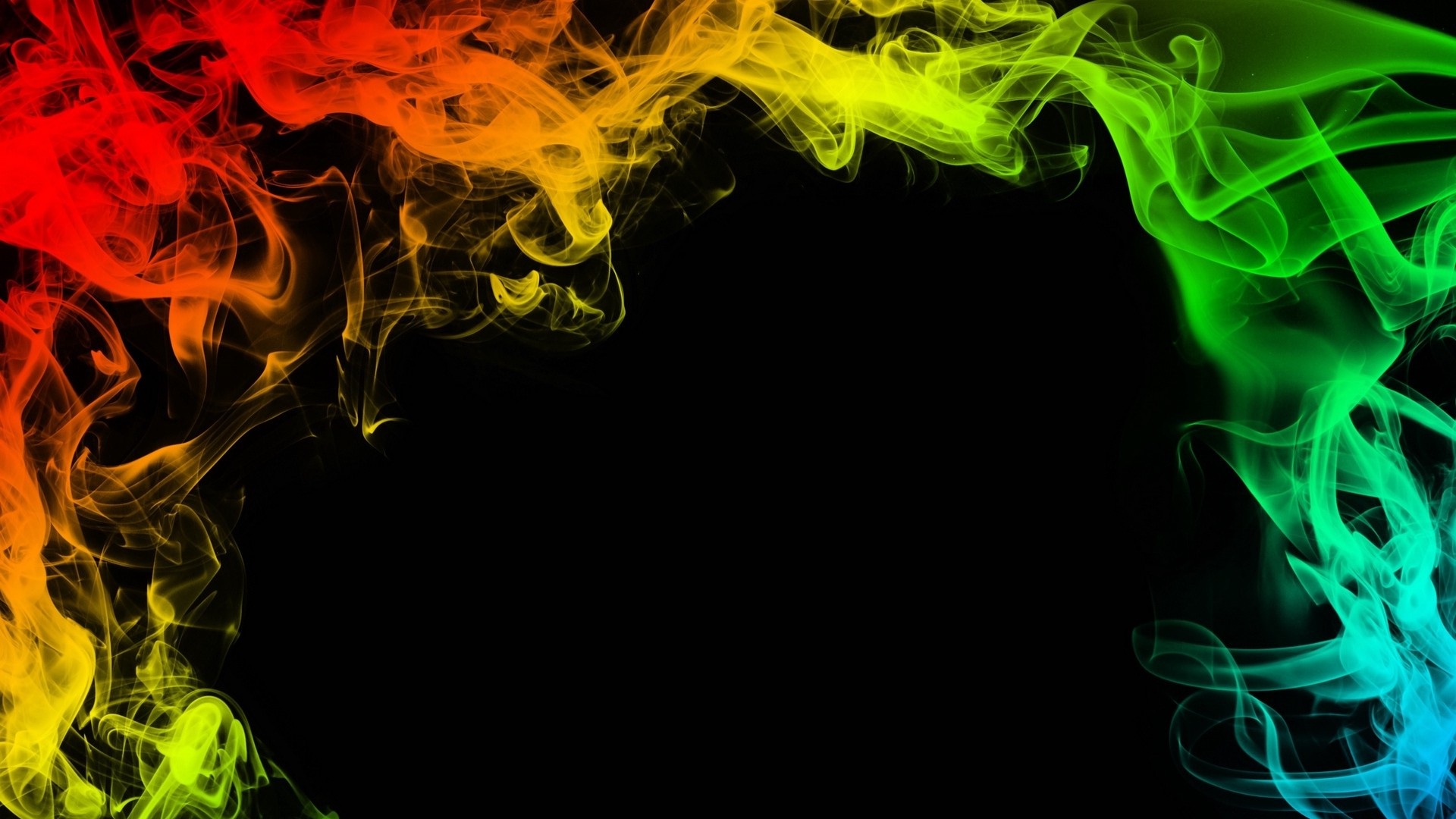 Colorful Smoke Frame On Black Background Hd New Wallpapers - Frame Wallpaper For Iphone 7 , HD Wallpaper & Backgrounds