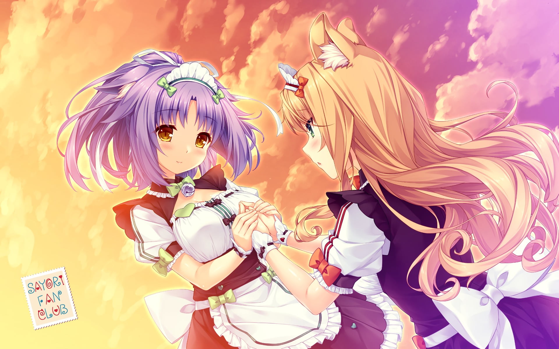 Maple And Cinnamon Nekopara , HD Wallpaper & Backgrounds