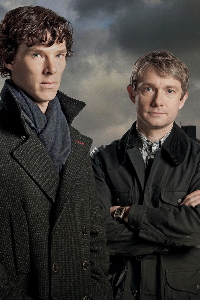 Wallpaper Sherlock, Sherlock Holmes, Dr John Watson, - Benedict Cumberbatch Sherlock , HD Wallpaper & Backgrounds