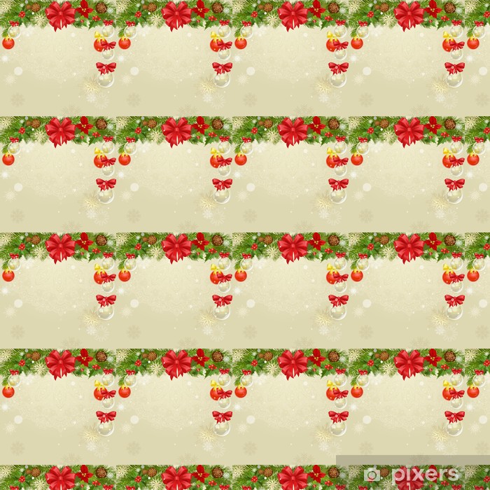 Christmas Frame With Green With Snowflakes Vinyl Custom-made - Impatiens , HD Wallpaper & Backgrounds