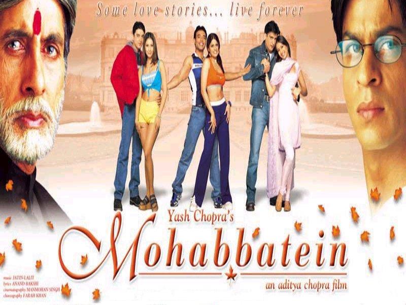 Home > Downloads > Wallpapers > Moabbatein Wallpapers - Mohabbatein Hd Movie Poster , HD Wallpaper & Backgrounds