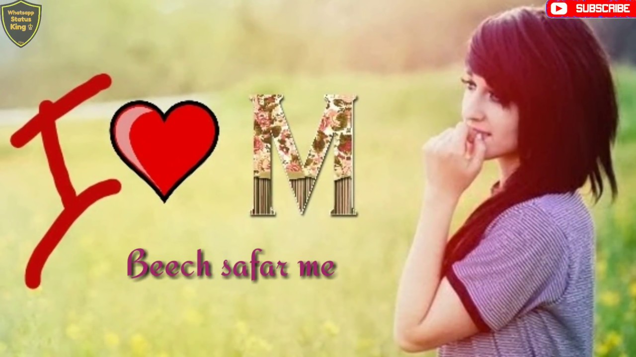 M Letter Whatsapp Status - Hindi Sad Shayari Image Download , HD Wallpaper & Backgrounds