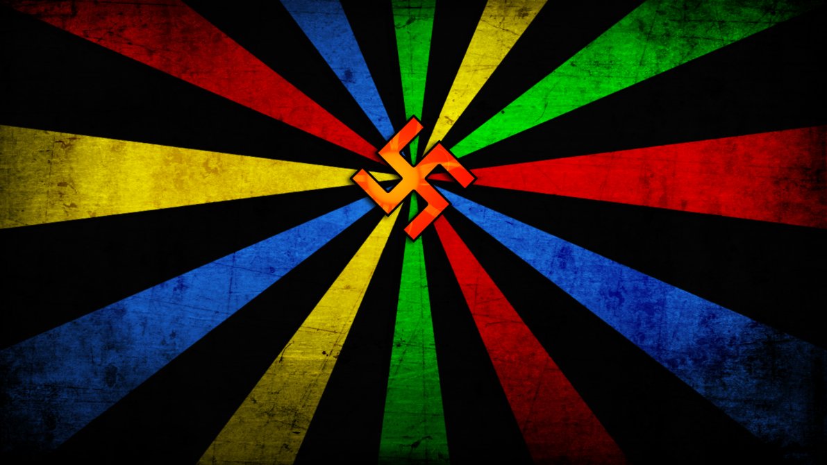 Swastik Wallpapers - Colorful Swastika , HD Wallpaper & Backgrounds