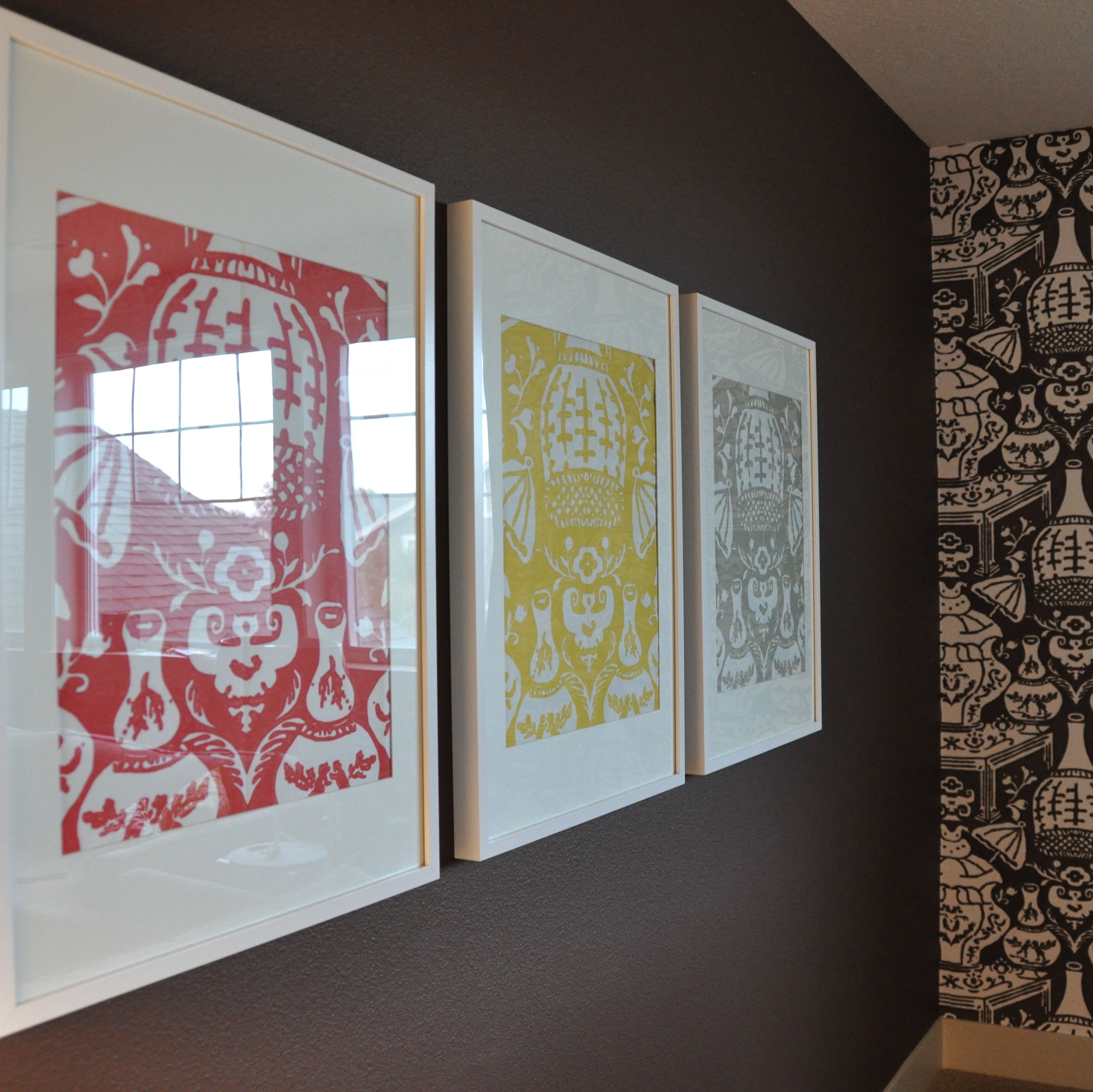 Wallpaper Samples In Ikea Ribba Frames = Simple & Fun - Framing Wallpaper Samples , HD Wallpaper & Backgrounds