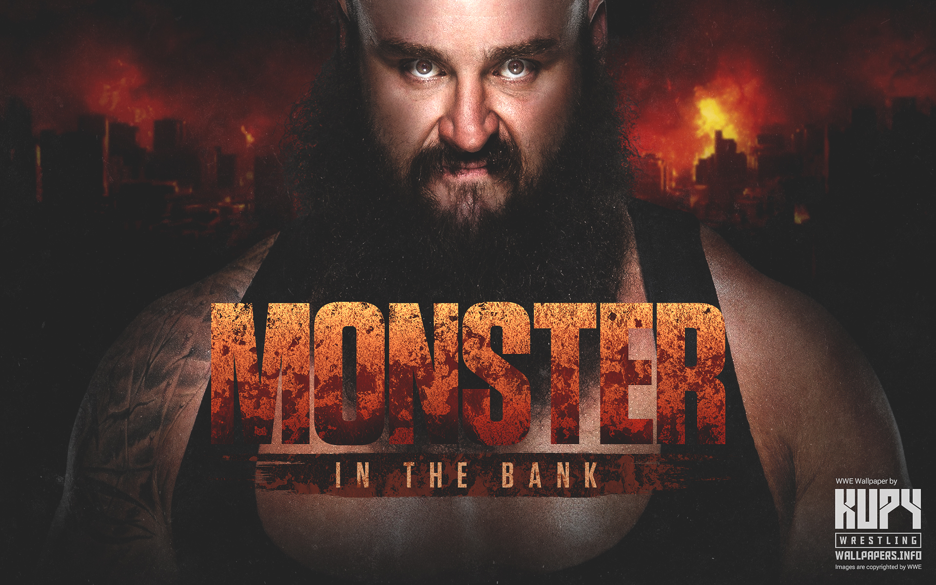 Monster In The Bank Wallpaper - Braun Strowman Monster In The Bank , HD Wallpaper & Backgrounds